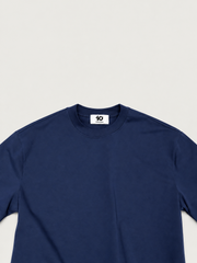 SIGNATURE BLANK T-SHIRT-NAVY