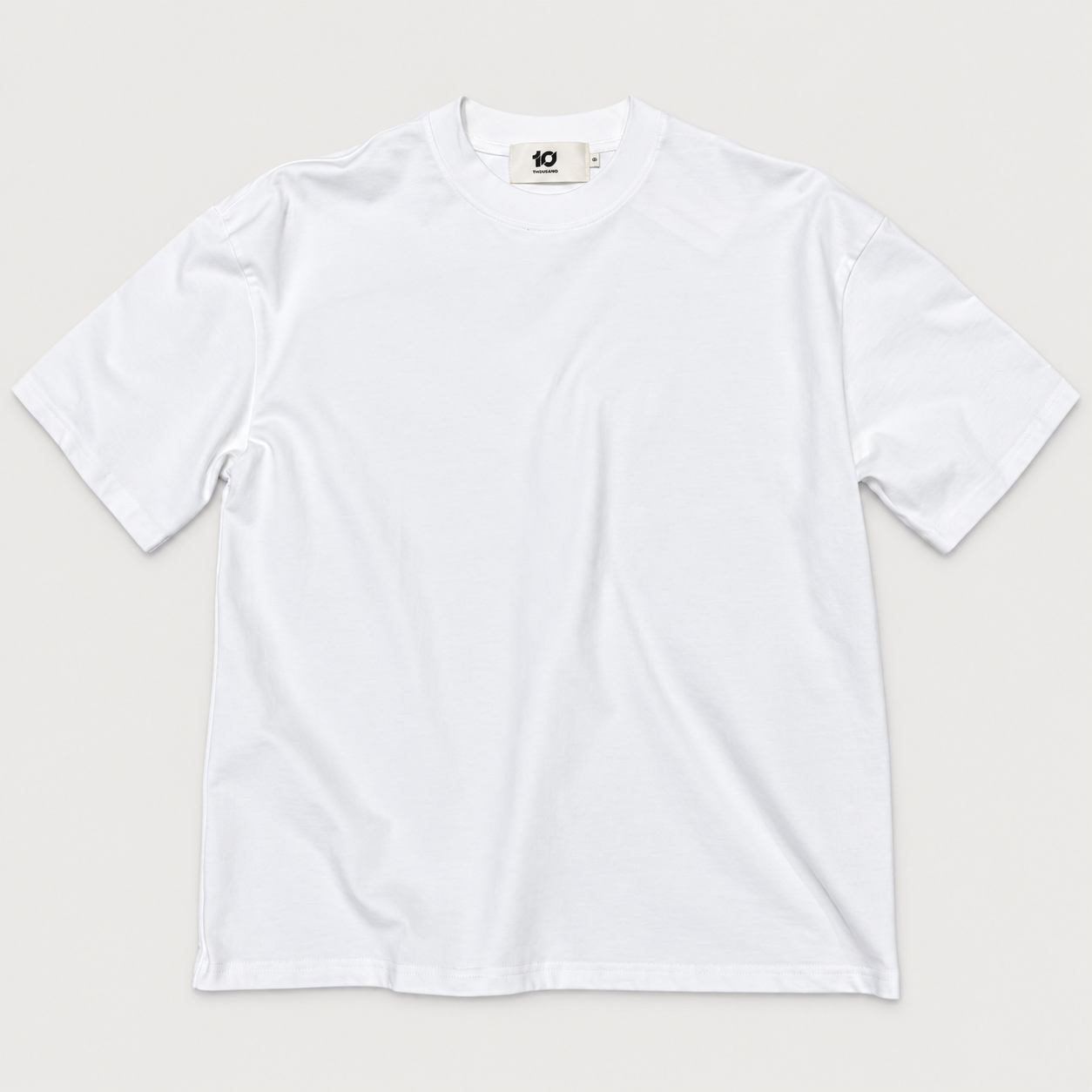SIGNATURE BLANK T-SHIRT-PURE WHITE