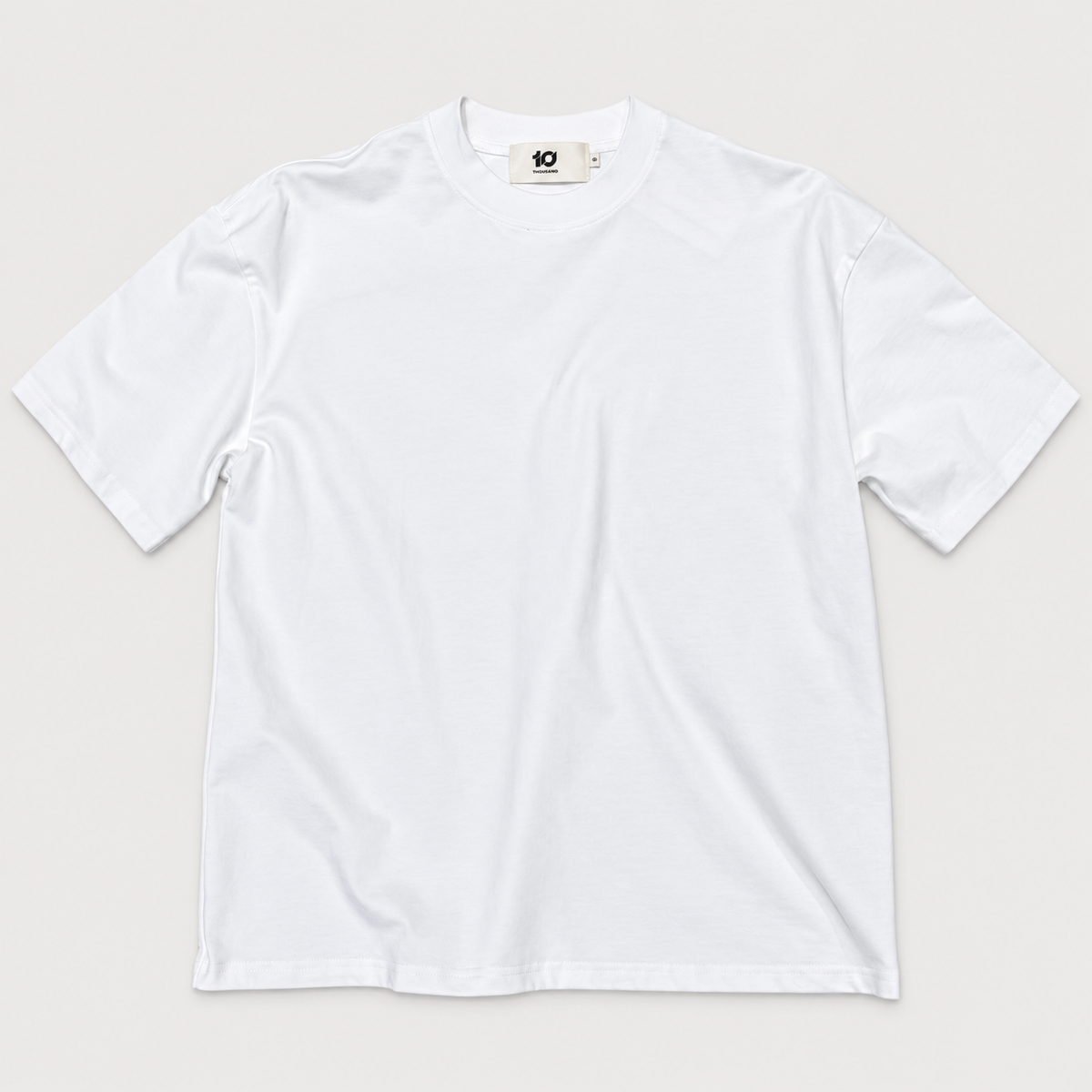 SIGNATURE BLANK T-SHIRT-PURE WHITE