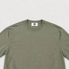 SIGNATURE BLANK T-SHIRT-SAGE