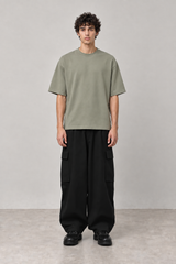SIGNATURE BLANK T-SHIRT-SAGE