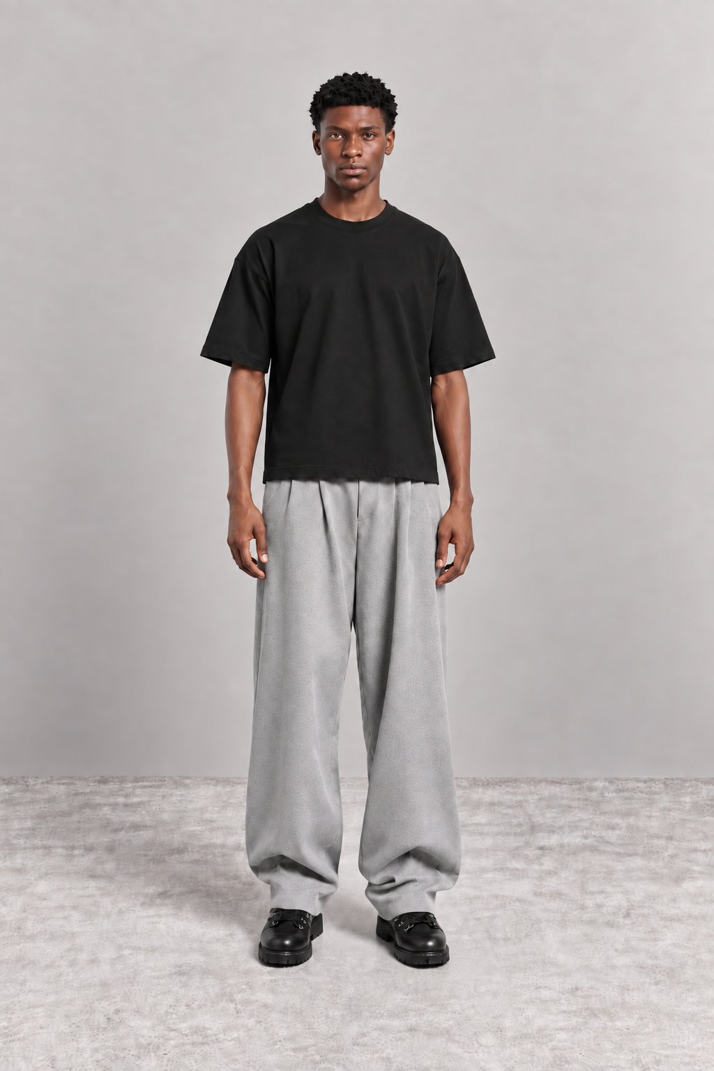 SIGNATURE BLANK T-SHIRT-BLACK