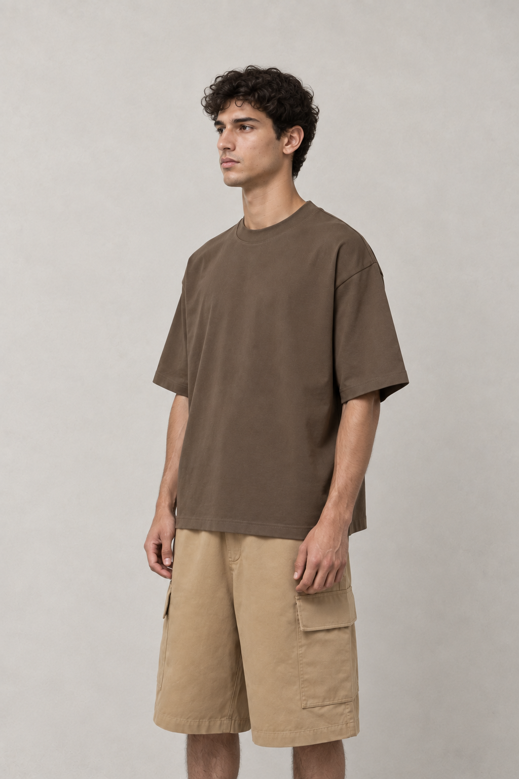 SIGNATURE BLANK T-SHIRT-COFFEE