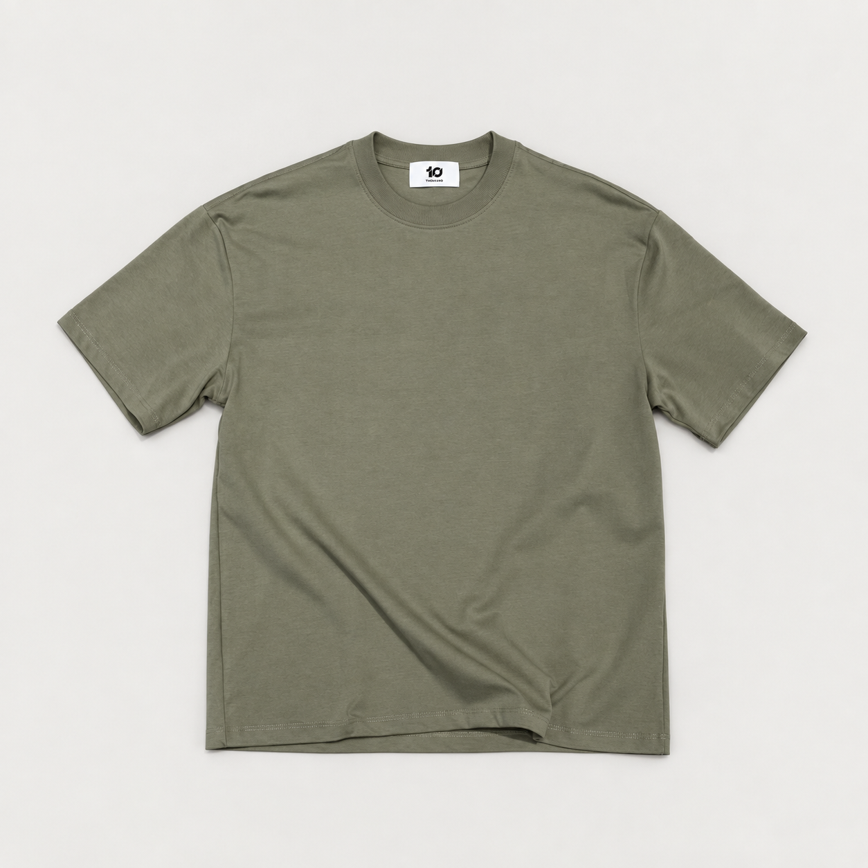 SIGNATURE BLANK T-SHIRT-SAGE